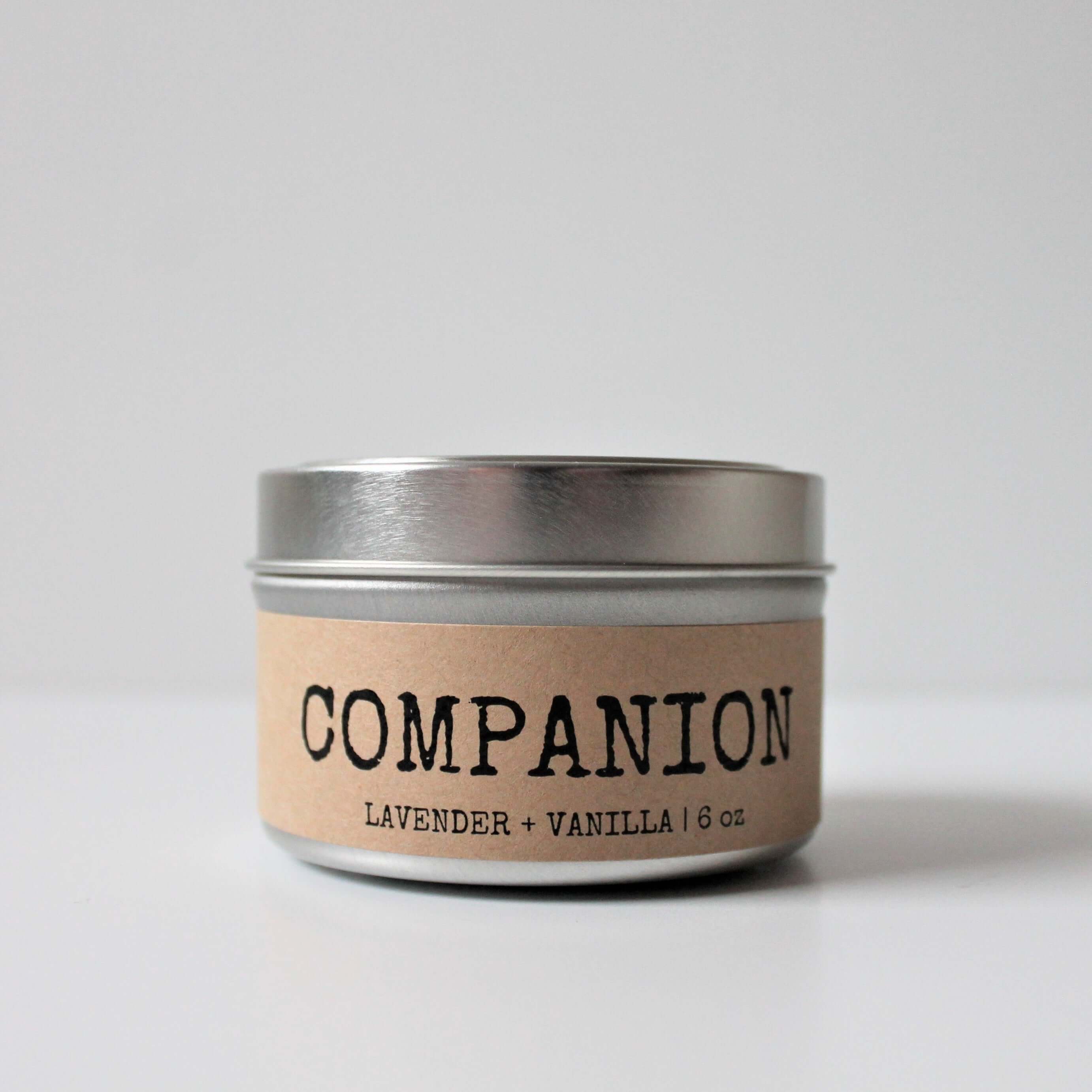 refillable soy candle, companies that donate to non-profits, companion soy candle, lavender soy candle, vanilla soy candle, companion 6 oz candle, long lasting candles, candles with a strong throw, wedding favor ideas, wedding favor candles, gift ideas, pet candles, dog candles, aromatherapy for animals, aromatherapy for pets, aromatherapy for cats, aromatherapy for dogs
